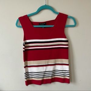 Striped Knit Tank Top